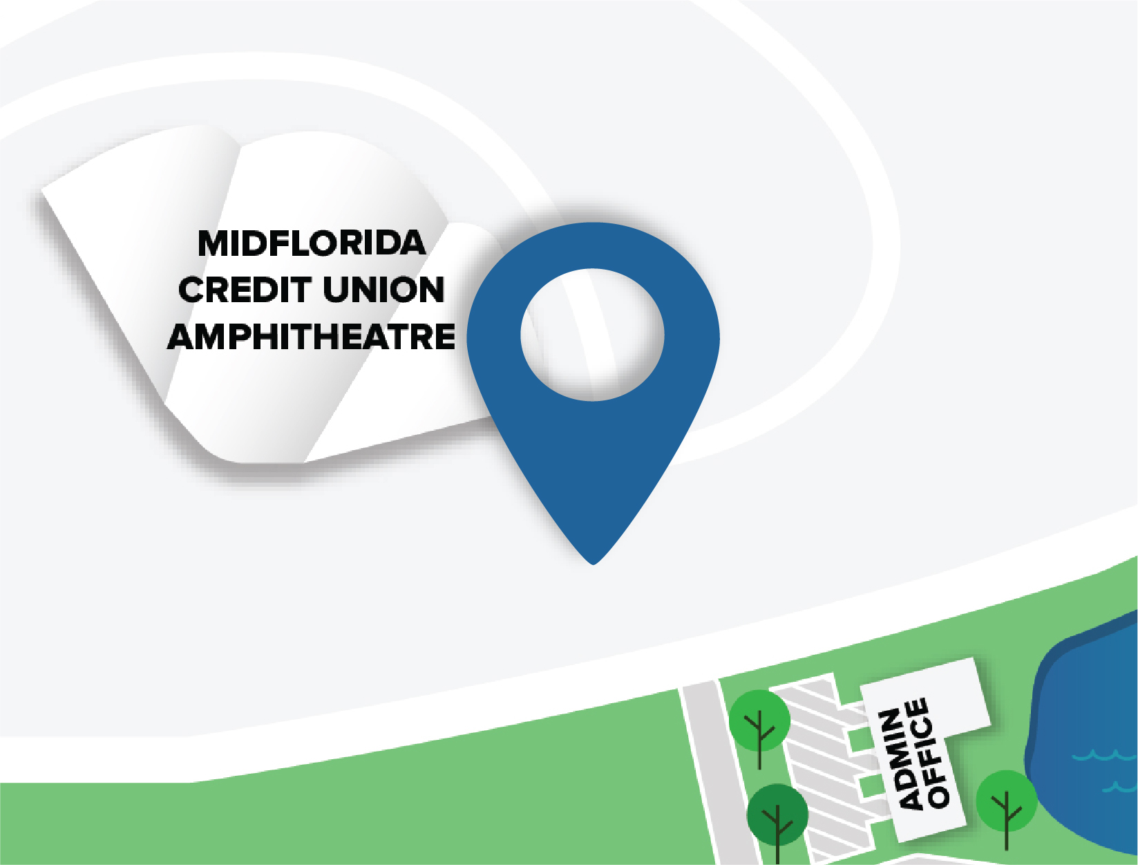 Mid Florida Credit Union Amphitheater Map