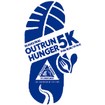 Outrun Hunger shoe print logo