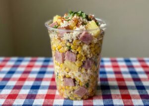 Hawaiian Street Corn in a Cup